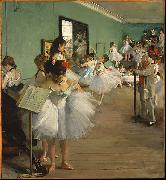 Edgar Degas The Dance Class USA oil painting artist